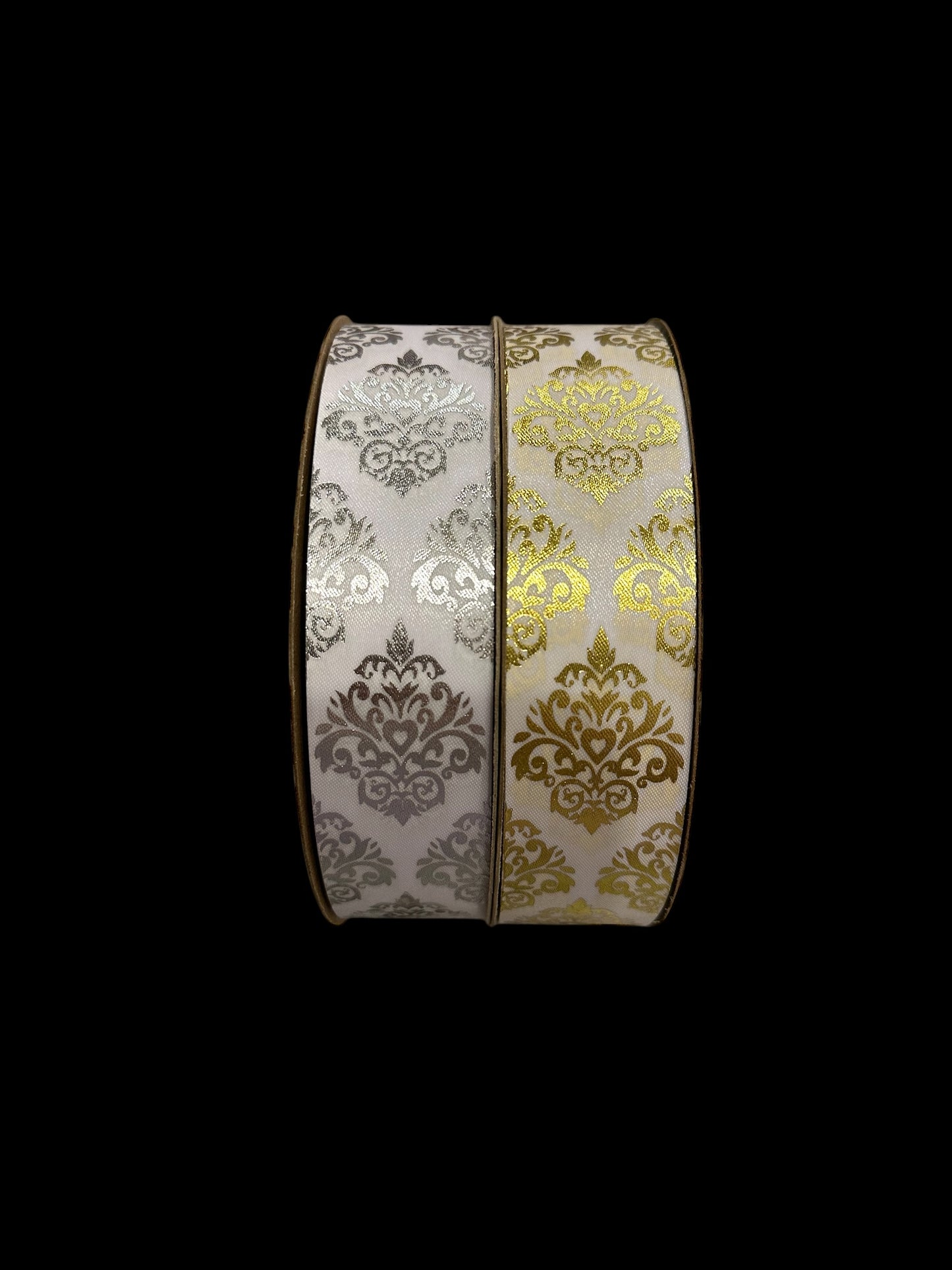 100 Yd Roll Size 9(1 5/16") Damask 1 Imprinted Ribbon