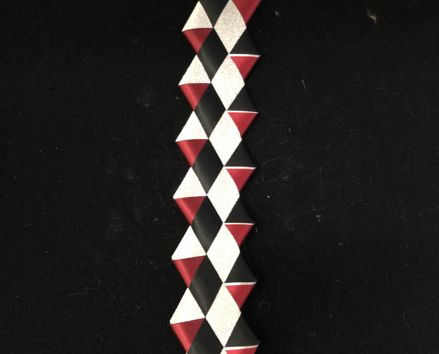 Mum Length Texas Diamond Braid made w/ Maroon Diamond Dust