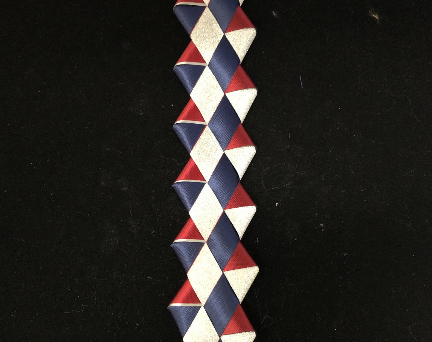 Mum Length Texas Diamond Braid made w/ Maroon Diamond Dust