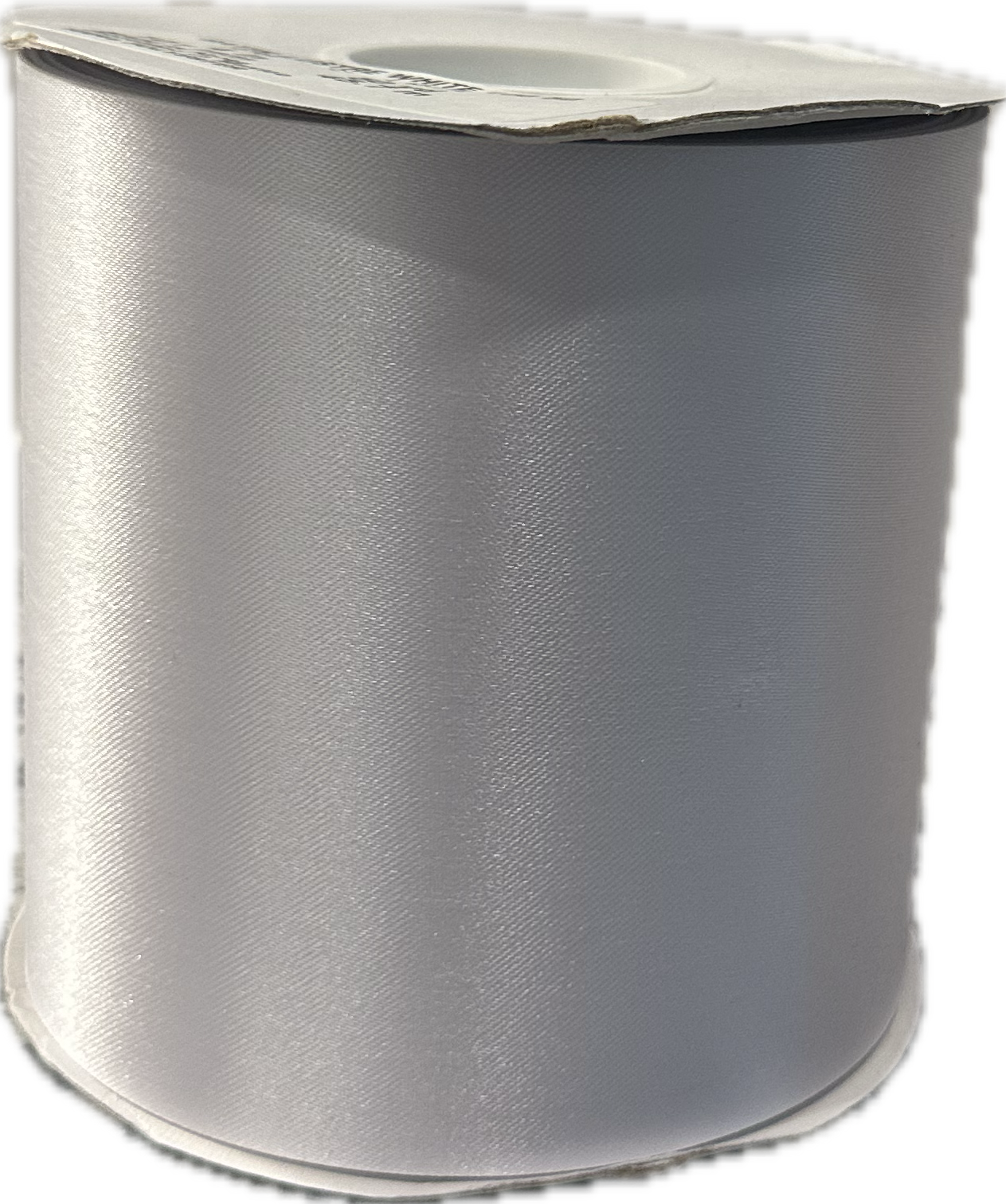 50 Yd Lustre Satin #100 - 4" Wide Ribbon