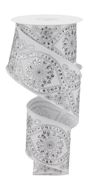 2.5" x 10yd Deluxe Wavy Floral