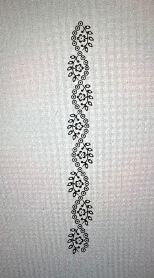 100 Yd Roll Size 9(1 5/16") Infinity Vine Imprinted Ribbon