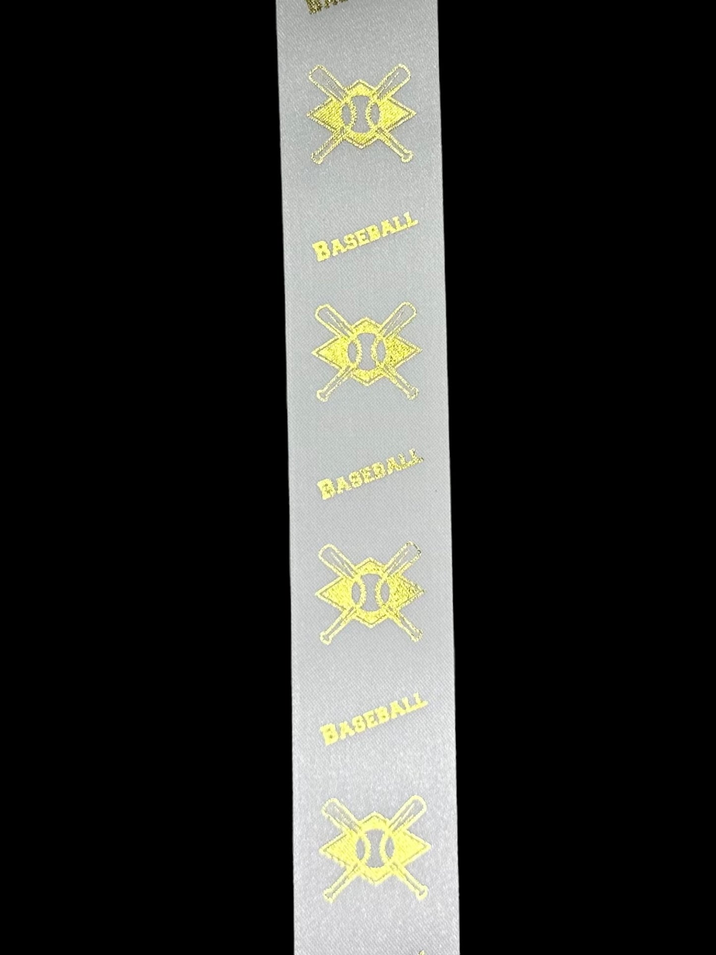 100 Yard Size 9(1 5/16") Baseball Imprinted Ribbon