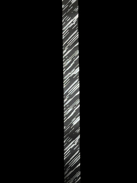 100 yd Roll Size 5(7/8") Metal Storm Imprint Ribbon