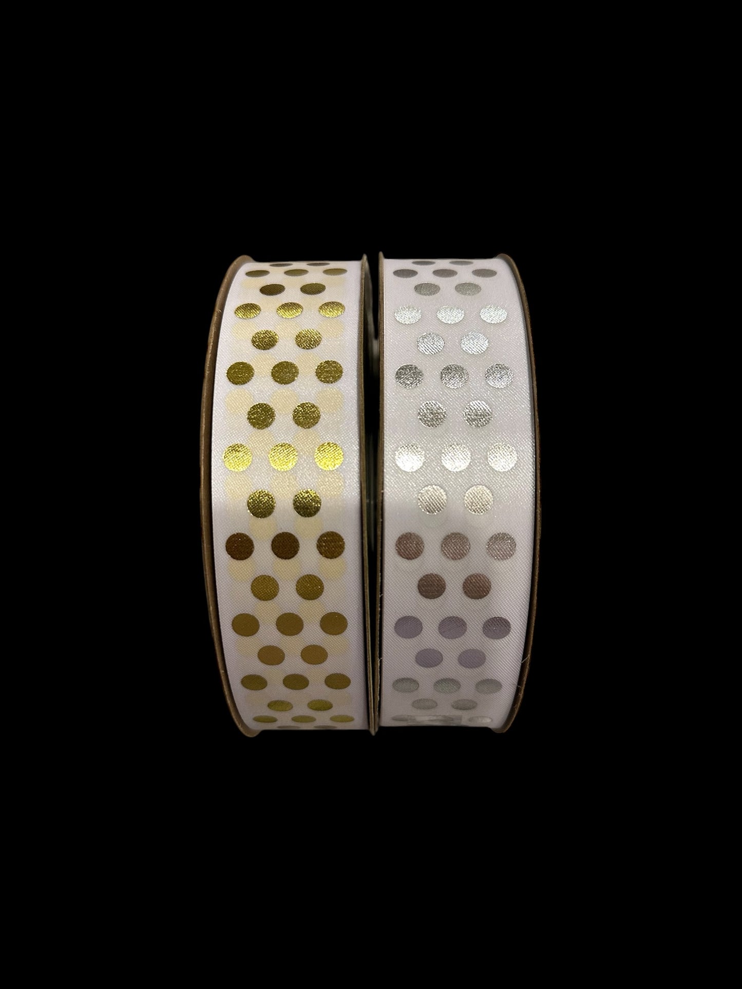 100 Yd Roll Size 9(1 5/16") Polka dots Imprinted Ribbon