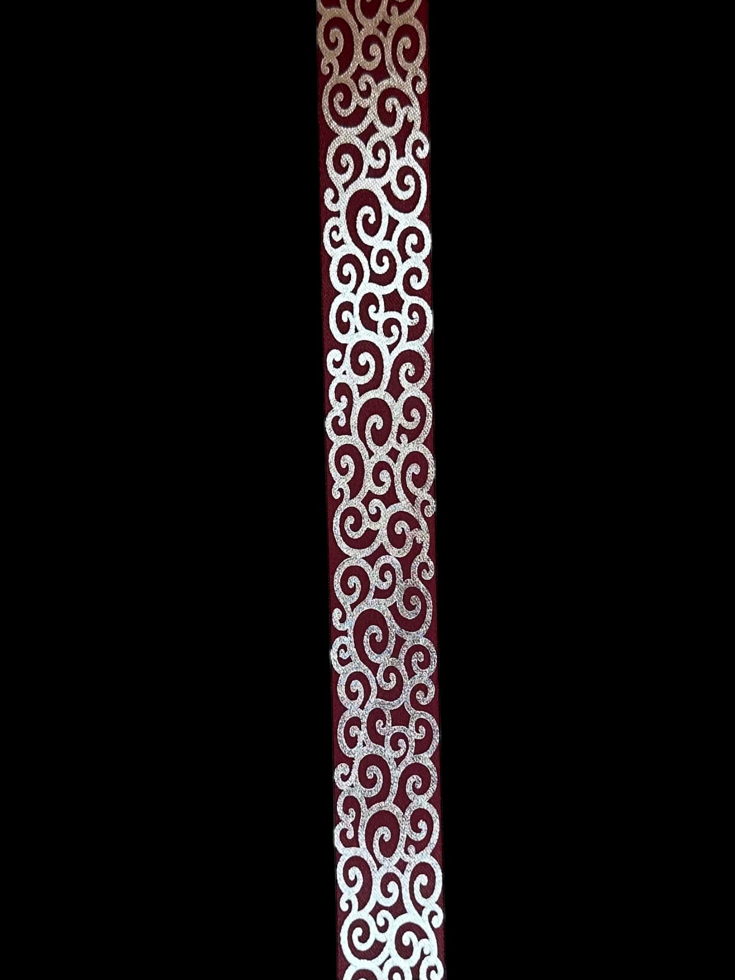 100 Yd Roll Size 9(1 5/16") Swirl 1 Imprinted Ribbon