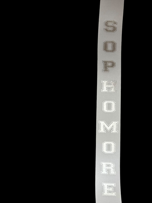 100 Yd Roll Size 9(1 5/16") Sophomore Imprinted Ribbon