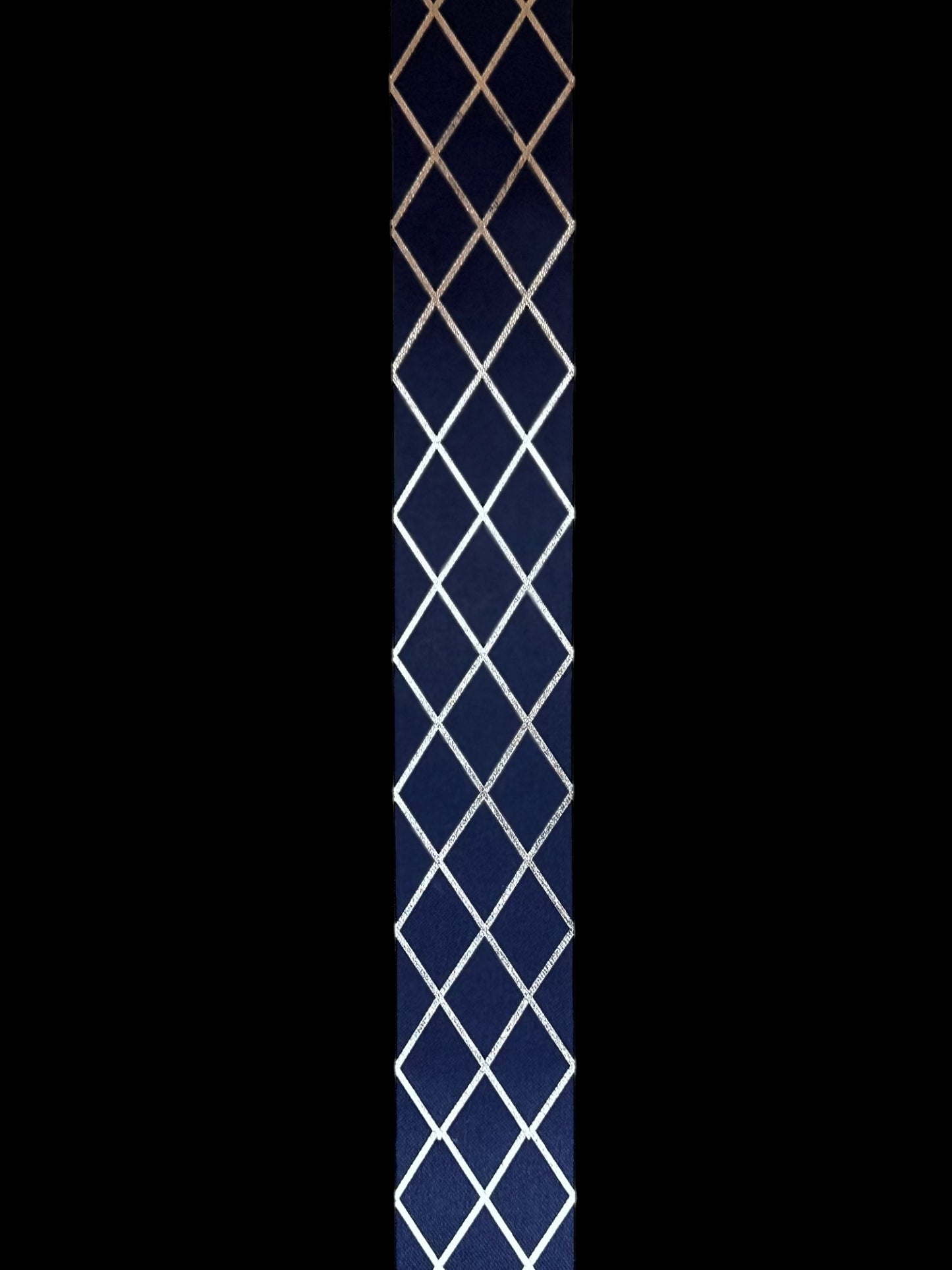 100 Yd Roll Size 9(1 5/16") Open Diamonds Imprinted Ribbon