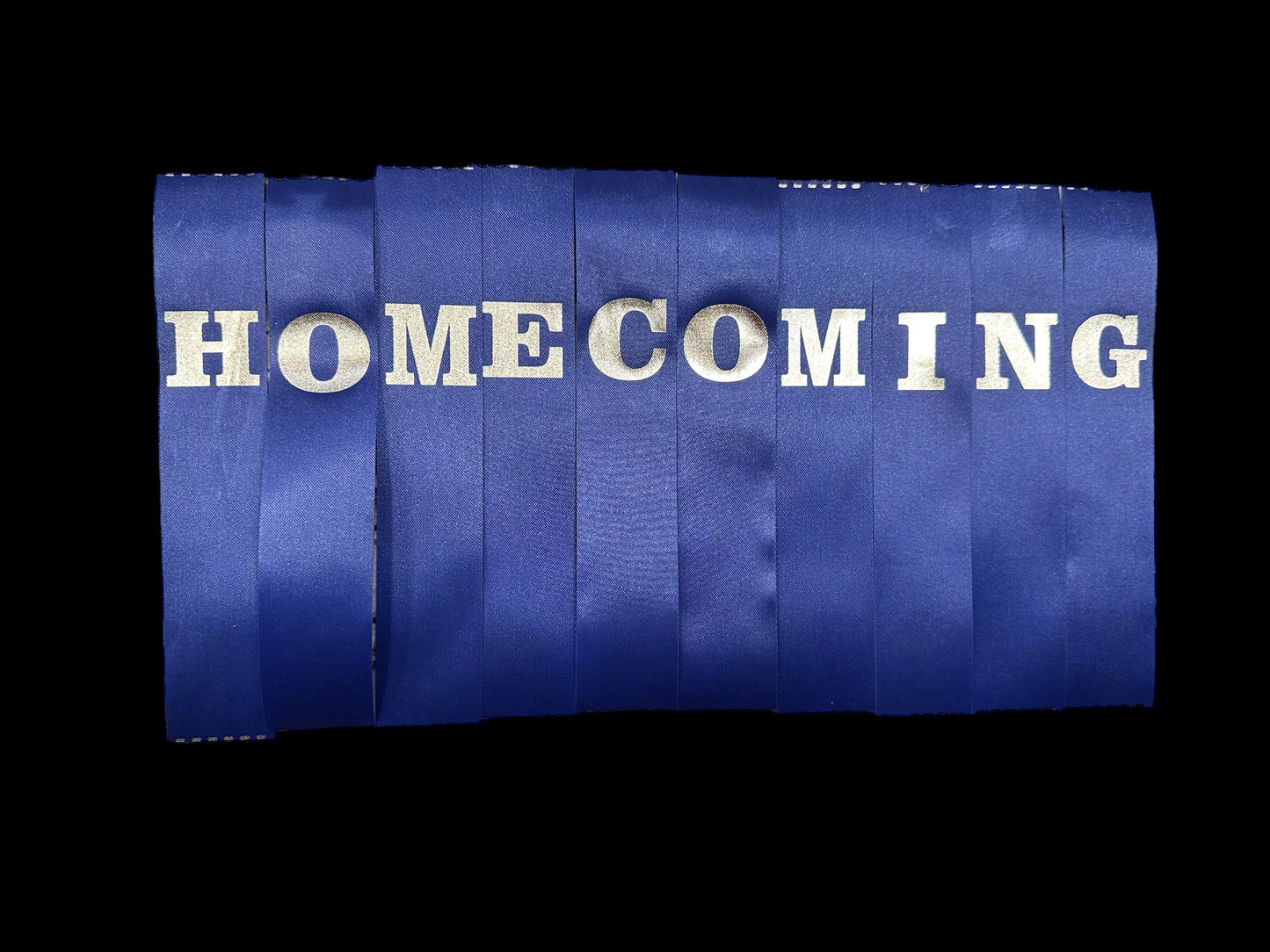 Size 9 (1 5/16") "HOMECOMING" without Scroll printed 25 Yd 7" Loop set