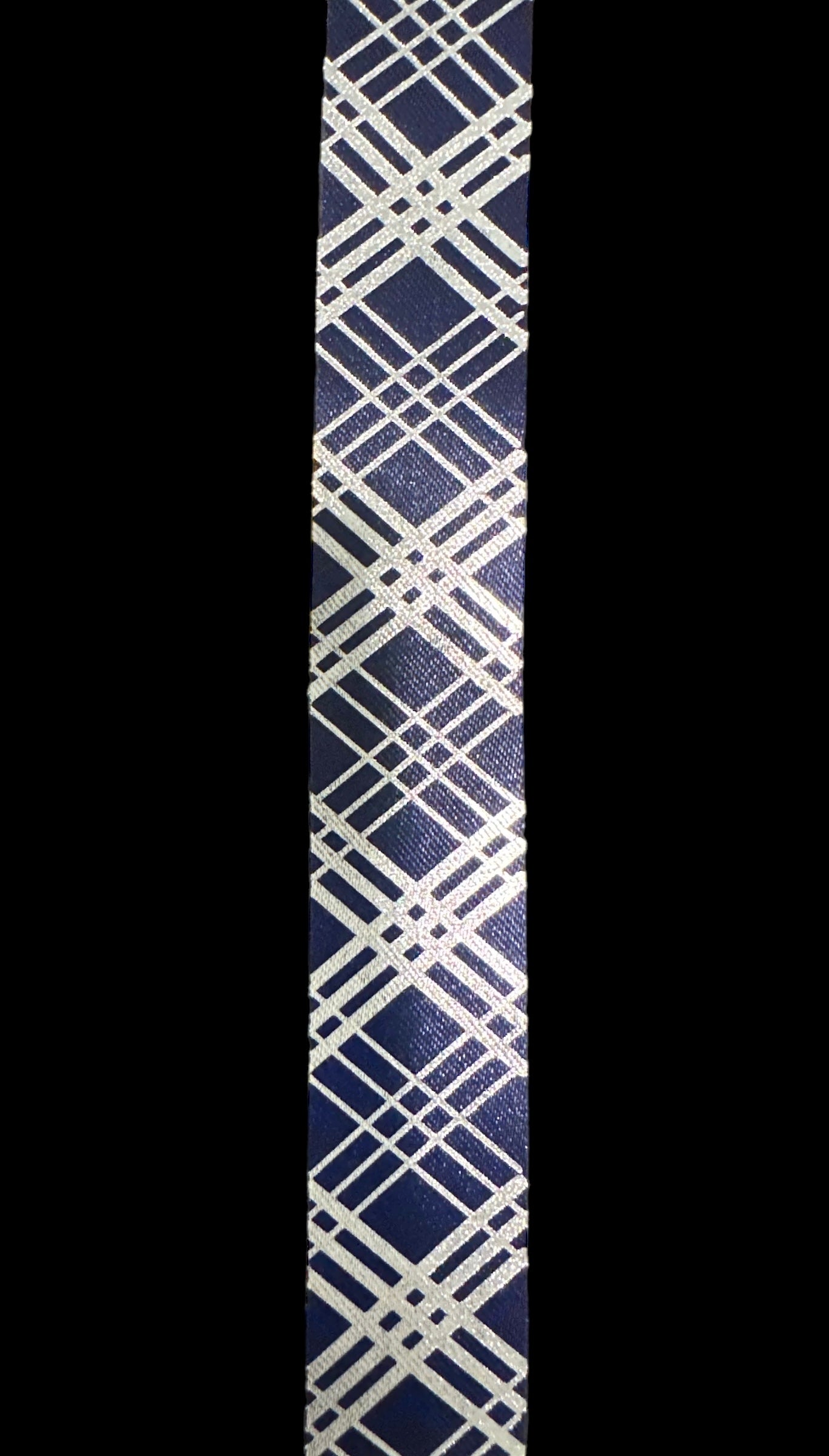 100 Yd Roll Size 9(1 5/16") Plaid Imprinted Ribbon
