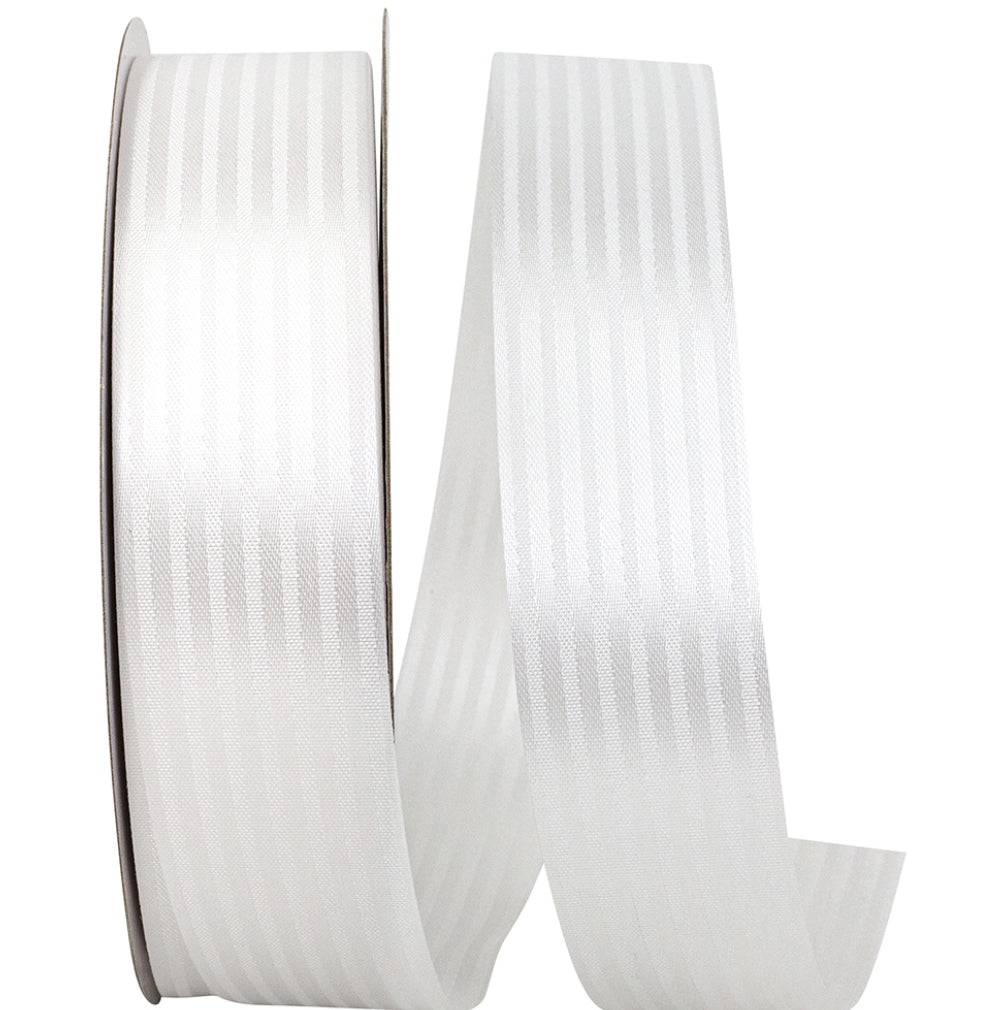 100 yd size 9 (1 & 3/8”) tux stripe ribbon
