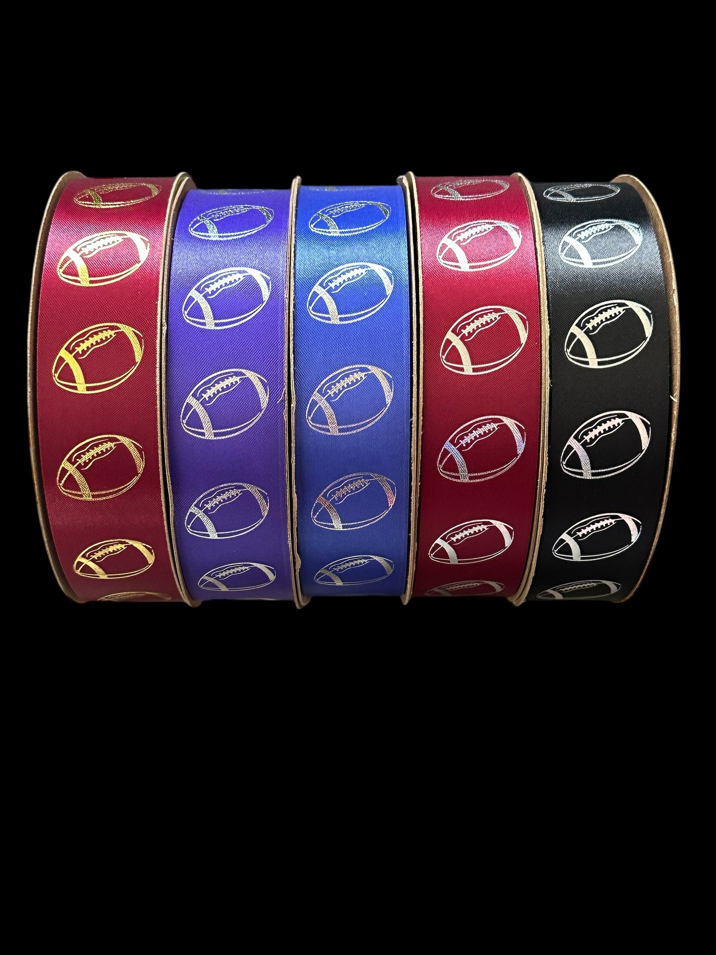 100 Yd Roll Size 9(1 5/16") Football Imprinted Ribbon