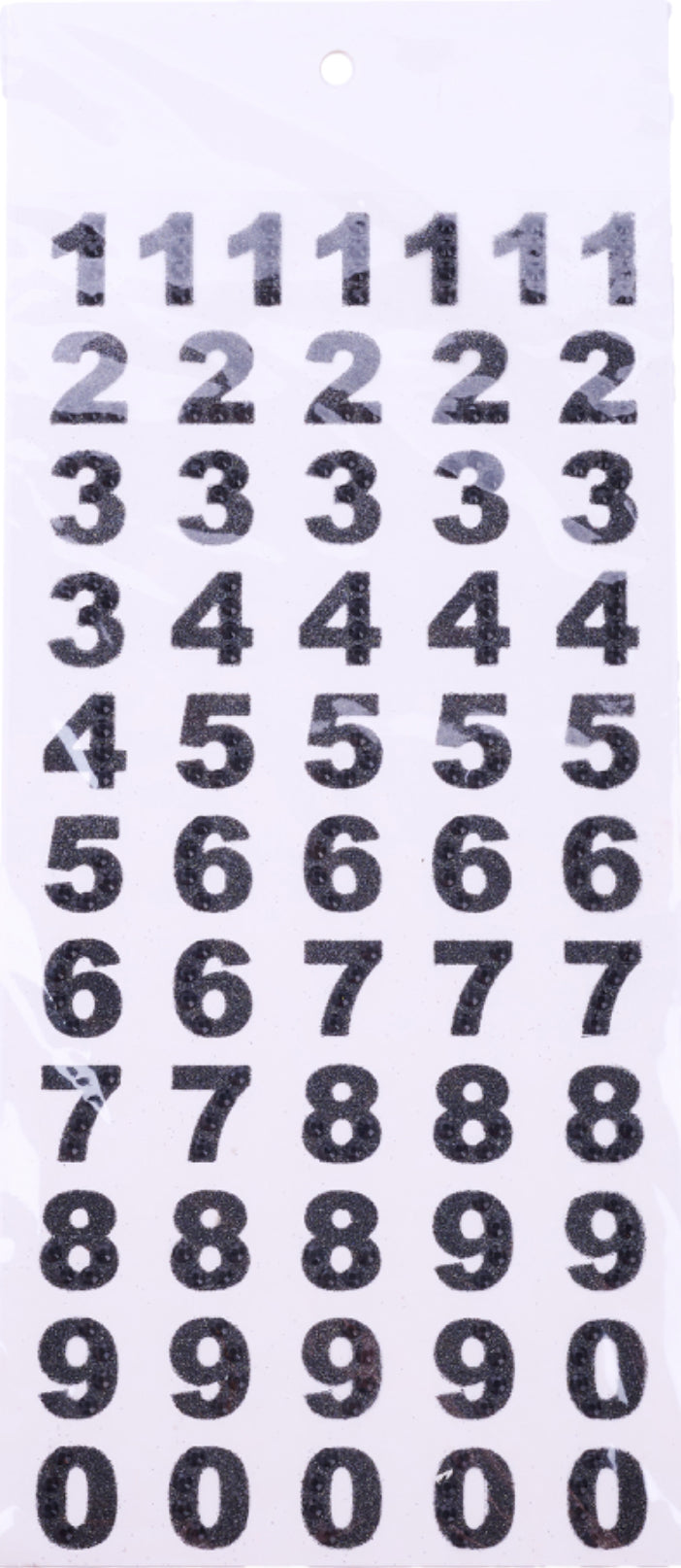 1" Number Stickers