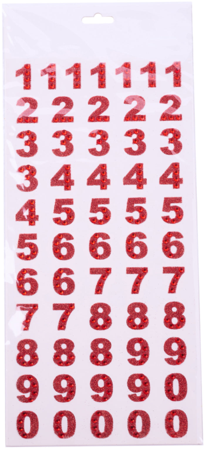 1" Number Stickers