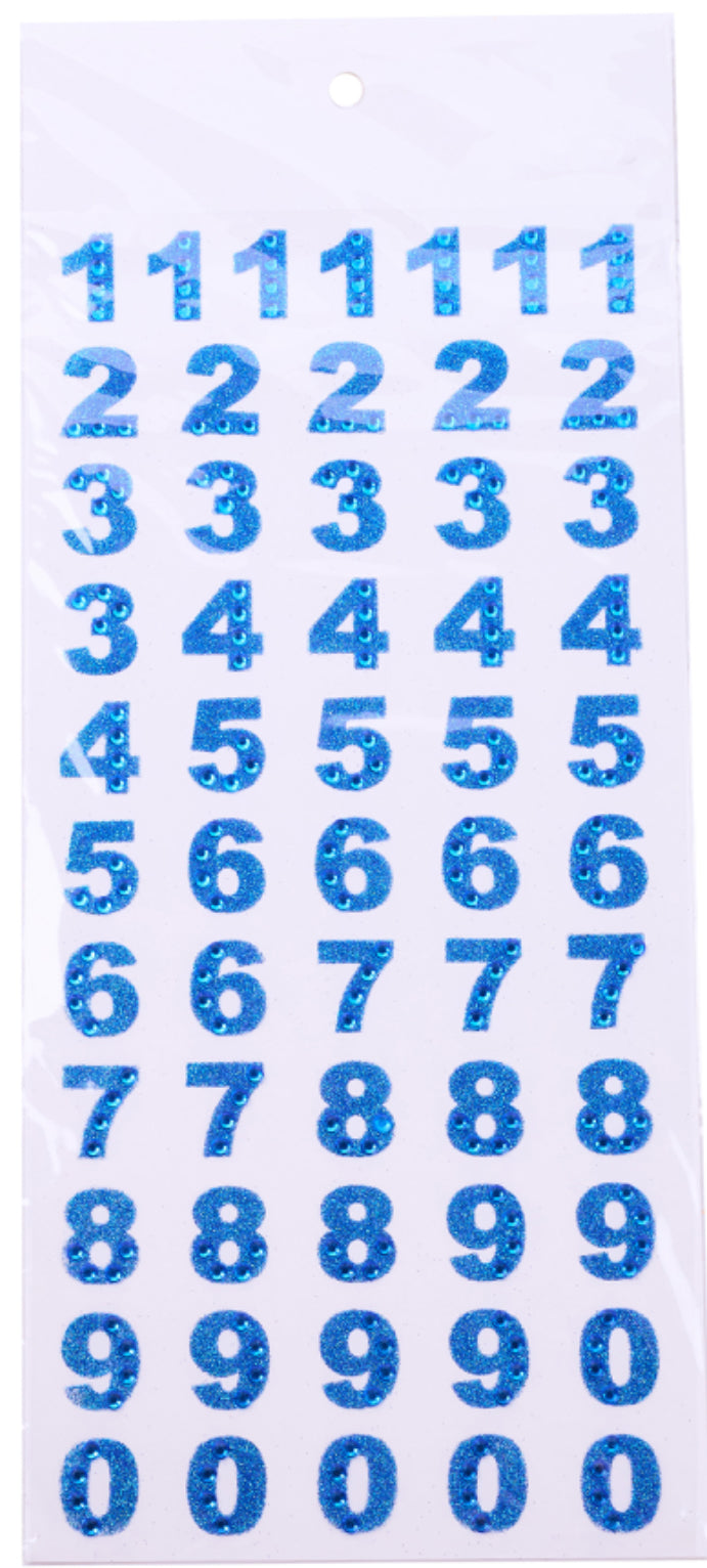 1" Number Stickers