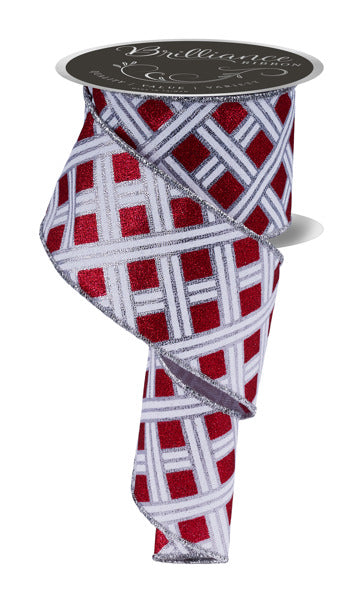 2.5" x 10yd Woven Stipes