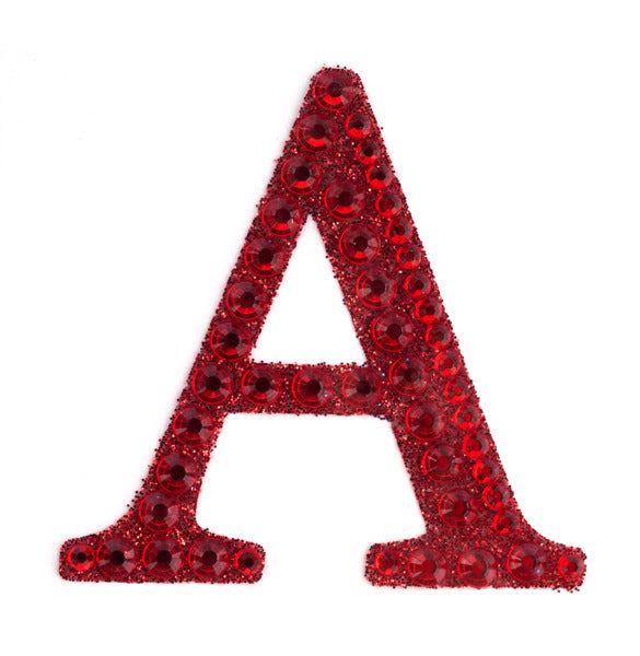 2" Rhinestone A Sticker