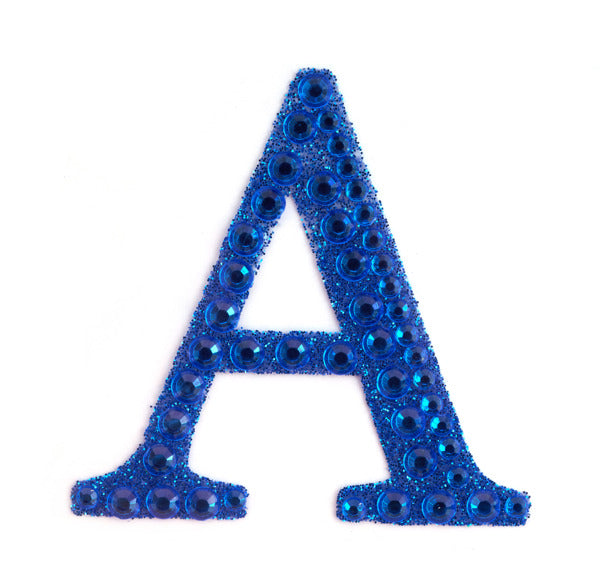 2" Rhinestone A Sticker