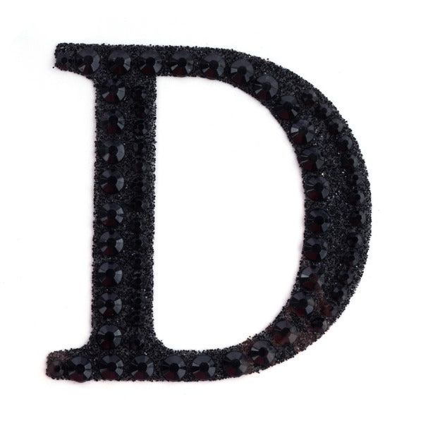 2" Rhinestone D Sticker