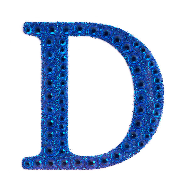 2" Rhinestone D Sticker
