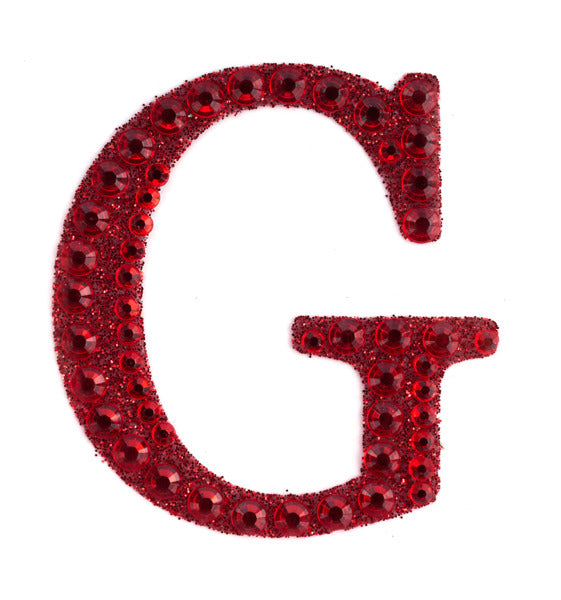 2" Rhinestone G Sticker