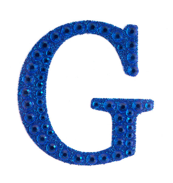 2" Rhinestone G Sticker