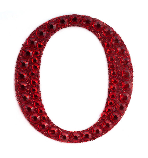2" Rhinestone O Sticker
