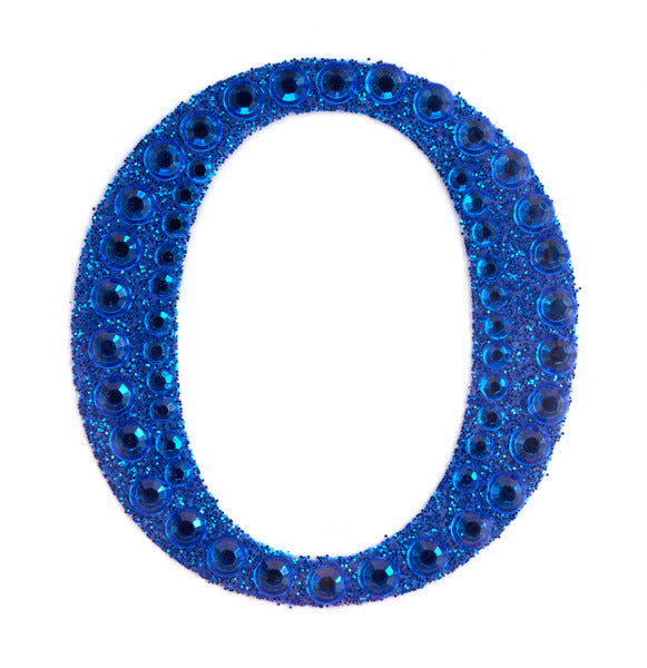 2" Rhinestone O Sticker
