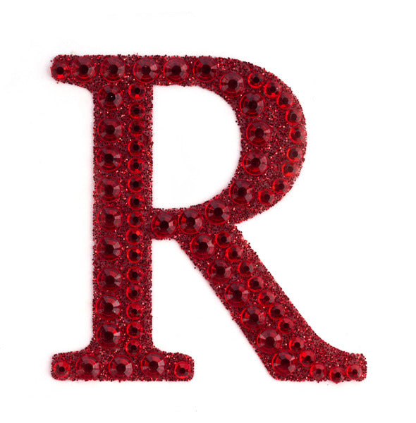 2" Rhinestone R Sticker