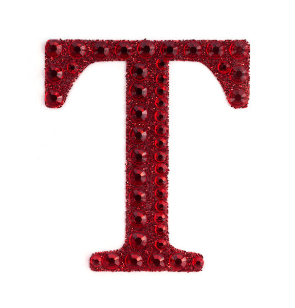 2" Rhinestone T Sticker