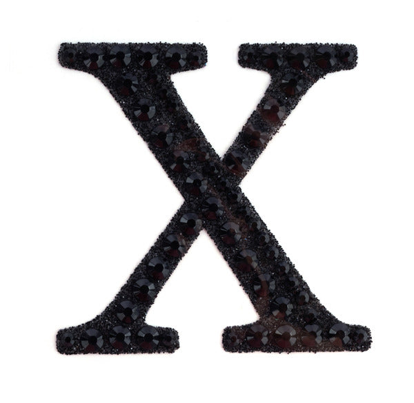 2" Rhinestone X Sticker