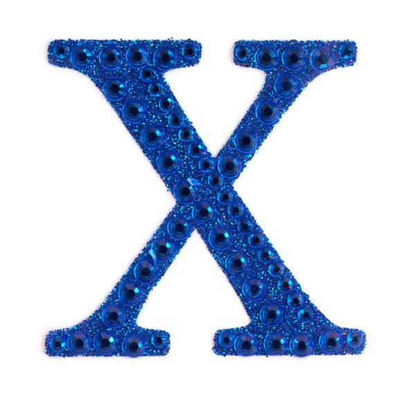2" Rhinestone X Sticker