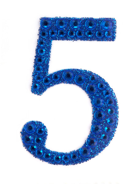 2" Rhinestone 5 Sticker