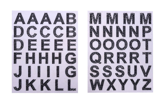 1.75"H Pearl Dot Letter Sheet