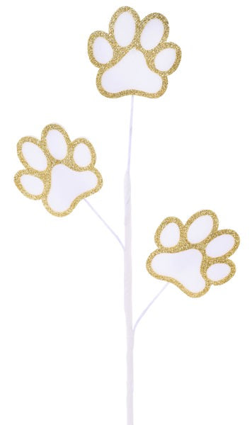 Glitter/Felt Pawprint Pick