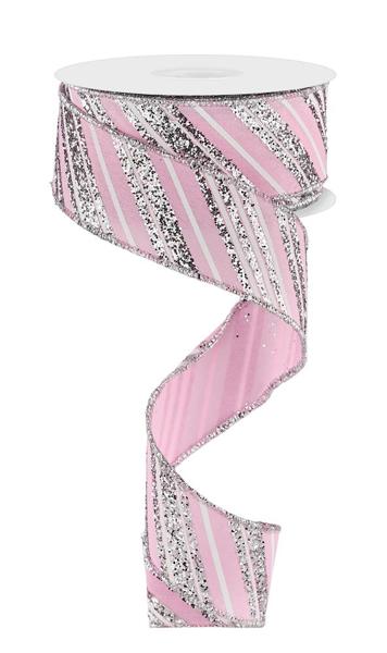 1.5" x 10yd Diagonal Lines