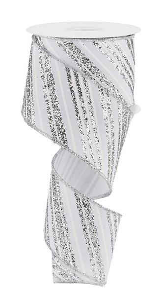 2.5" x 10yd Diagonal Lines