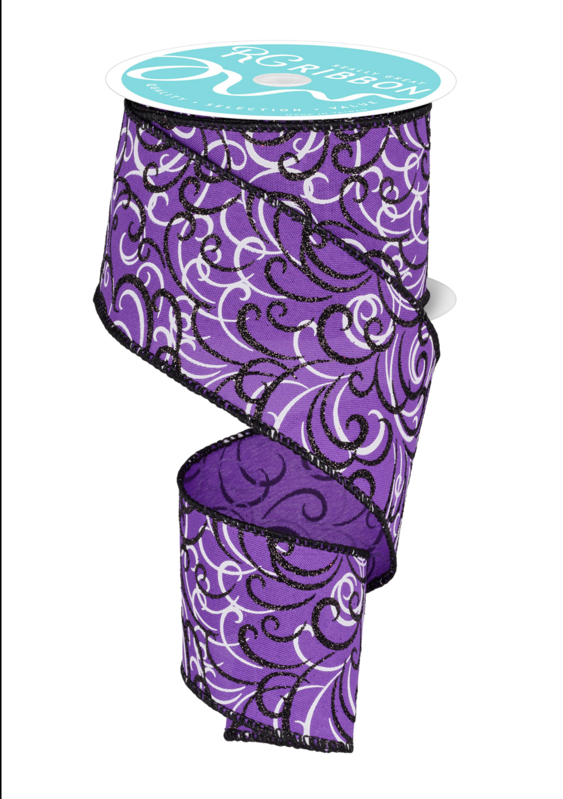 2.5" x 10yd Multi Swirls