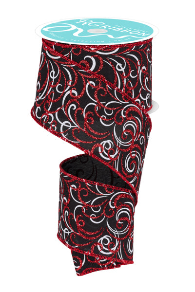 2.5" x 10yd Multi Swirls