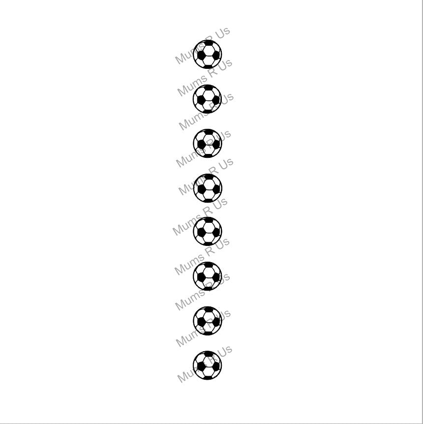 Size 9(1 5/16") Soccer Imprinted Ribbon