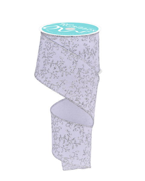 2.5" x 10yd Glitter Mini Leaf Vines