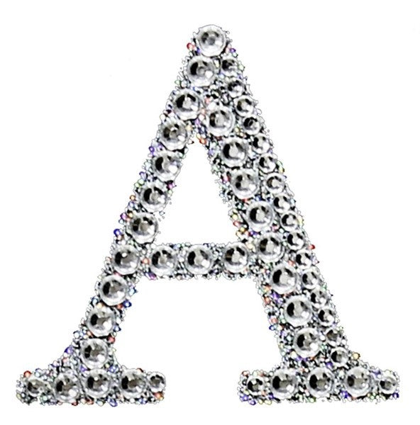 2" Rhinestone A Sticker