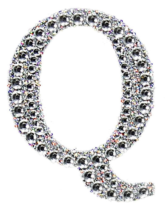2" Rhinestone Q Sticker