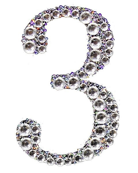 2" Rhinestone 3 Sticker