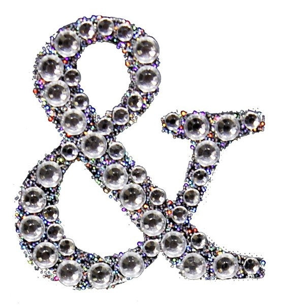 1.5" Rhinestone & Sticker