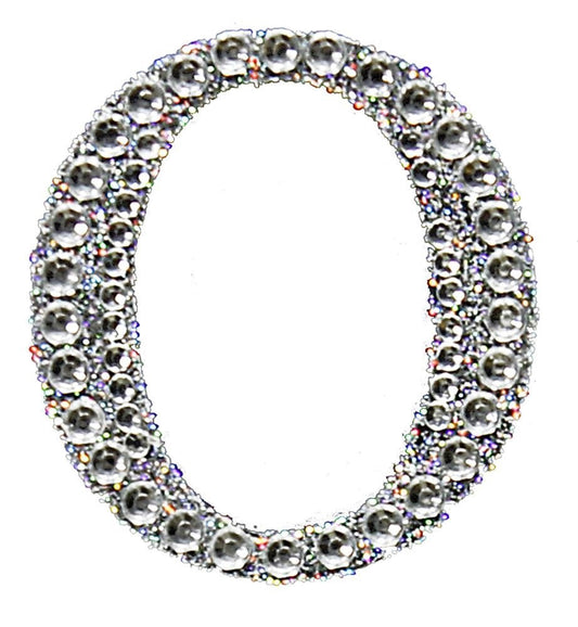 2" Rhinestone O Sticker