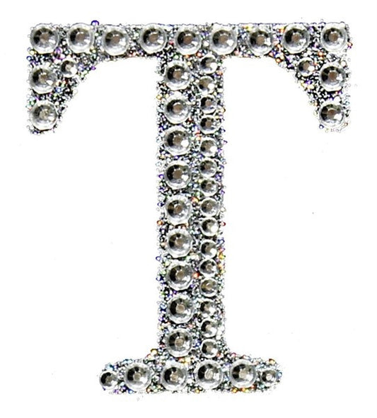 2" Rhinestone T Sticker