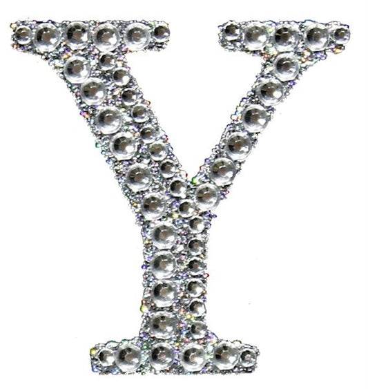 2" Rhinestone Y Sticker