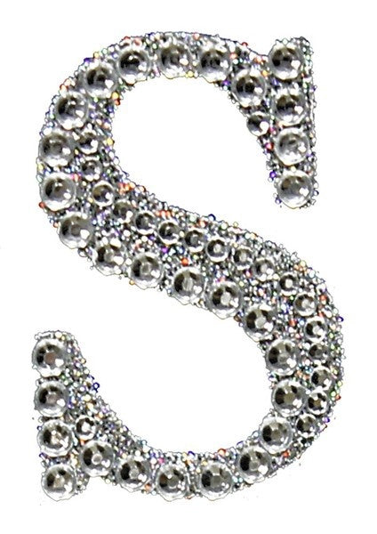 2" Rhinestone S Sticker