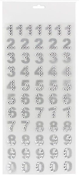 1" Number Stickers